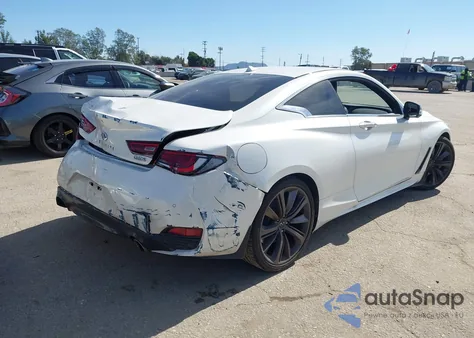 2021 Infiniti Q60 Red Sport 400 z USA, uszkodzony, nr VIN JN1FV7LK3MM530210